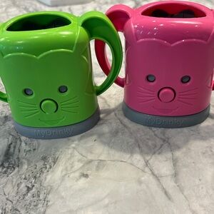 MyDrinky Green and Pink Cup Set